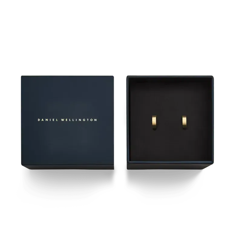 Daniel Wellington Line Earrings Brushed Gold