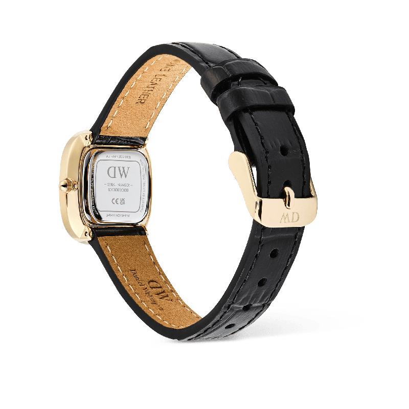 Daniel Wellington Margot Onyx Ceramic Gold Watch