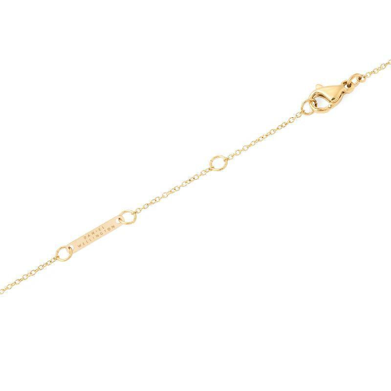 Daniel Wellington Mirelle Gold Eternity Necklace with White Stones