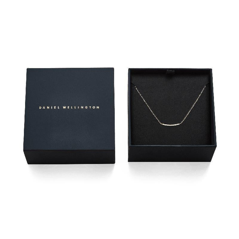 Daniel Wellington Mirelle Gold Eternity Necklace with White Stones