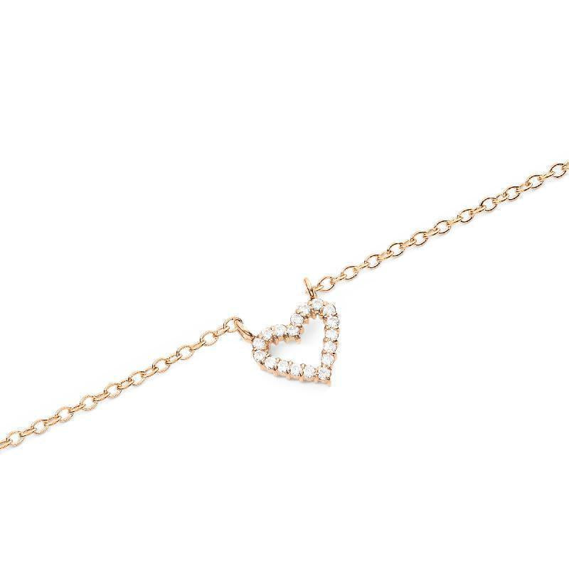 Daniel Wellington Mirelle Heart Necklace Rose Gold