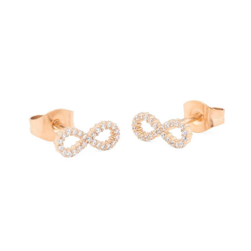 Daniel Wellington Mirelle Infinity Rose Gold Earrings