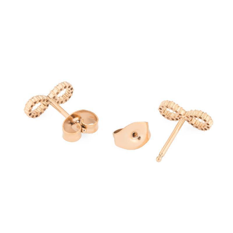 Daniel Wellington Mirelle Infinity Rose Gold Earrings