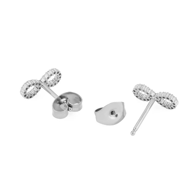 Daniel Wellington Mirelle Infinity Silver Earrings