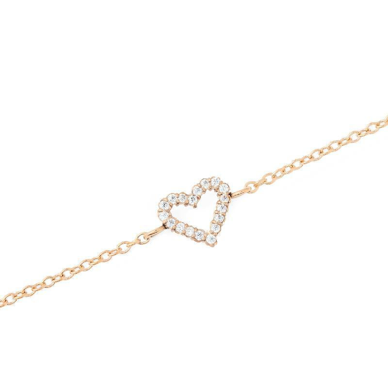 Daniel Wellington Mirelle Rose Gold Heart Bracelet