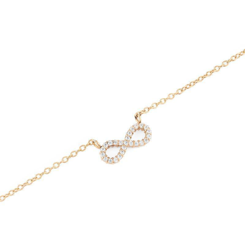 Daniel Wellington Mirelle Rose Gold Infinity Necklace