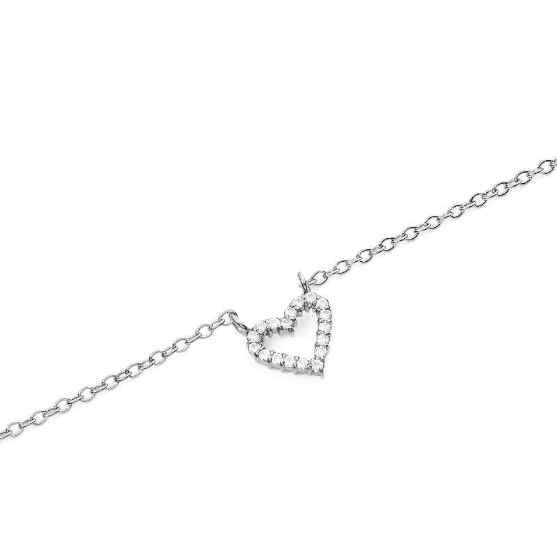 Daniel Wellington Mirelle Silver Heart Necklace