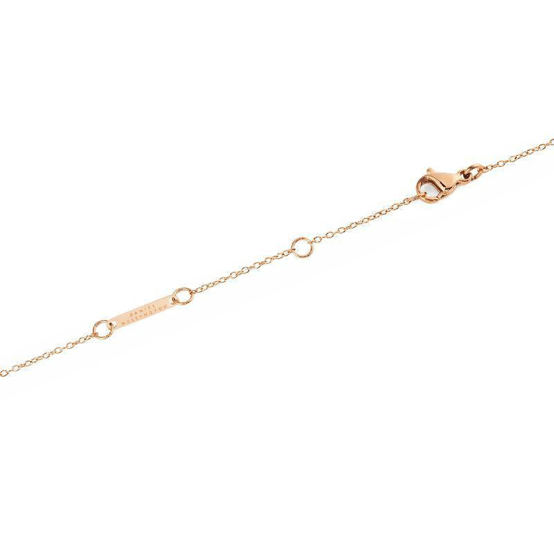 Daniel Wellington Mirelle Solitaire Rose Gold Necklace