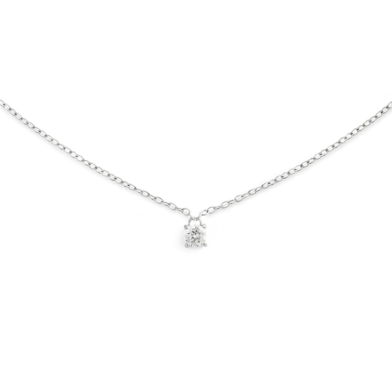 Daniel Wellington Mirelle Solitaire Silver Necklace