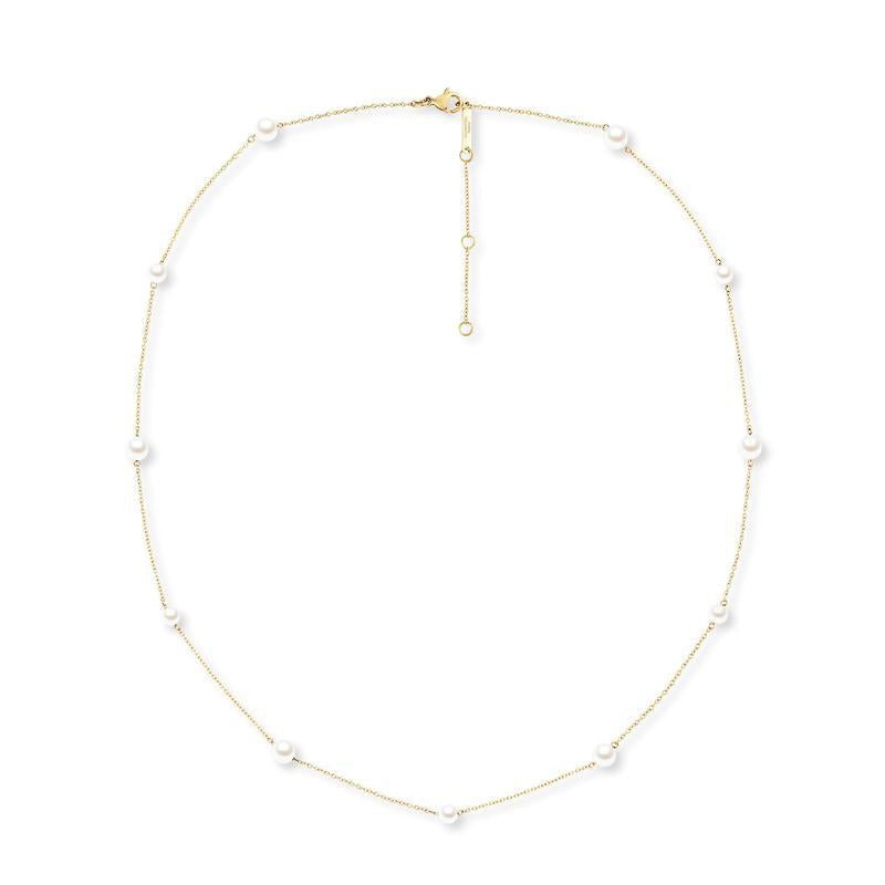 Daniel Wellington Pearl Step Women's Gold Necklace