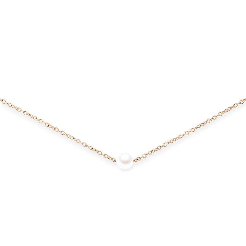 Daniel Wellington Pearl Step Women's Rose Gold Necklace