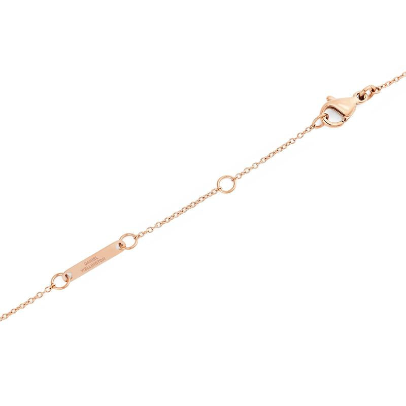 Daniel Wellington Pearl Step Women's Rose Gold Necklace