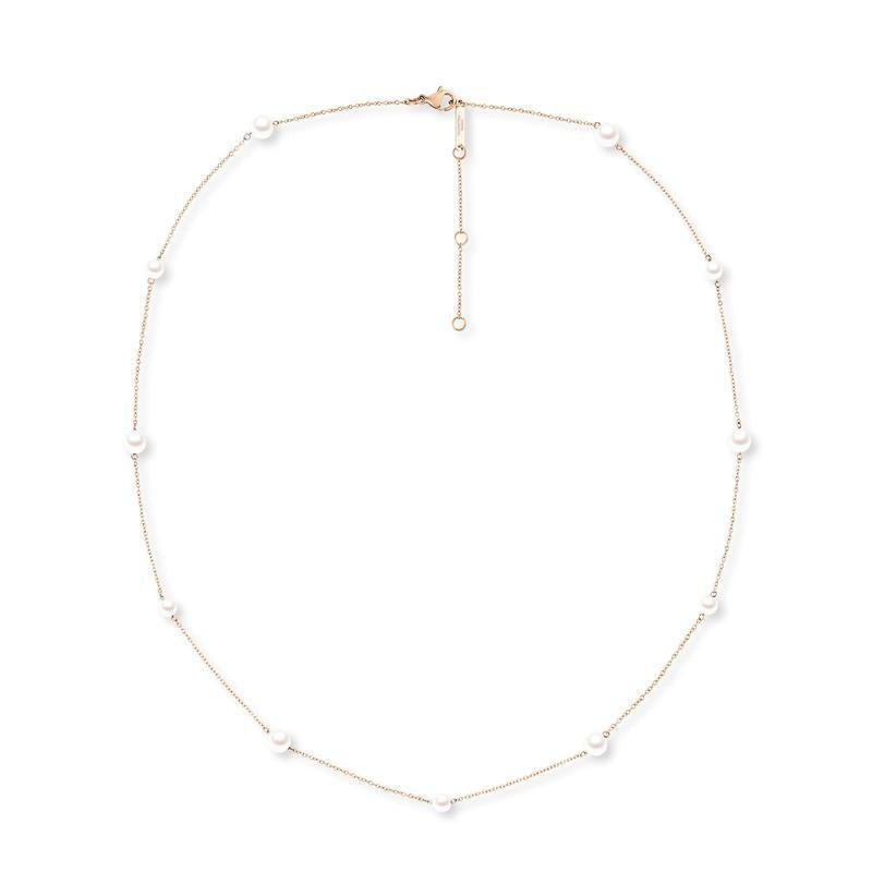 Daniel Wellington Pearl Step Women's Rose Gold Necklace