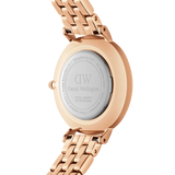 Daniel Wellington Petite Lumine 5-Link Pink Mother of Pearl Rose Gold 28mm Watch