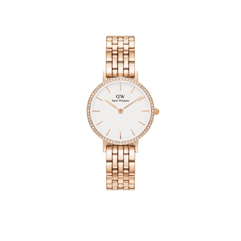 Daniel Wellington Petite Lumine Bezel 5-Link Melrose 28mm