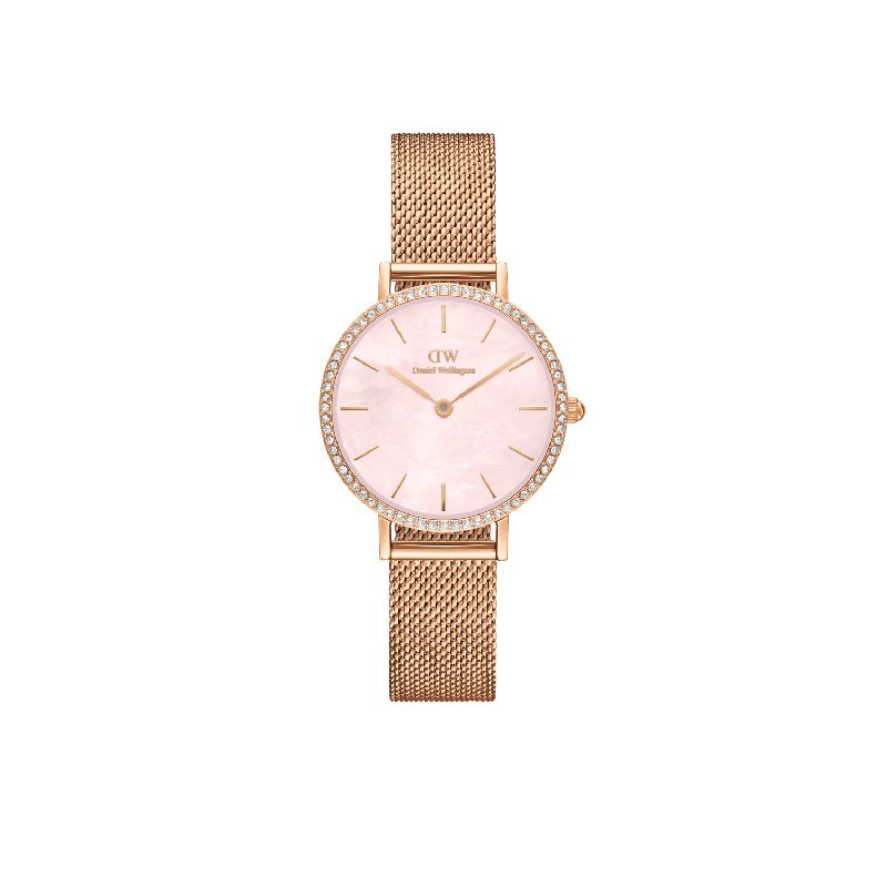 Daniel Wellington Petite Lumine Bezel Melrose Pink MOP 28mm