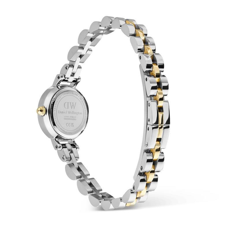 Daniel Wellington Petite Mini Arch 3-Link Two Tone Gold Watch