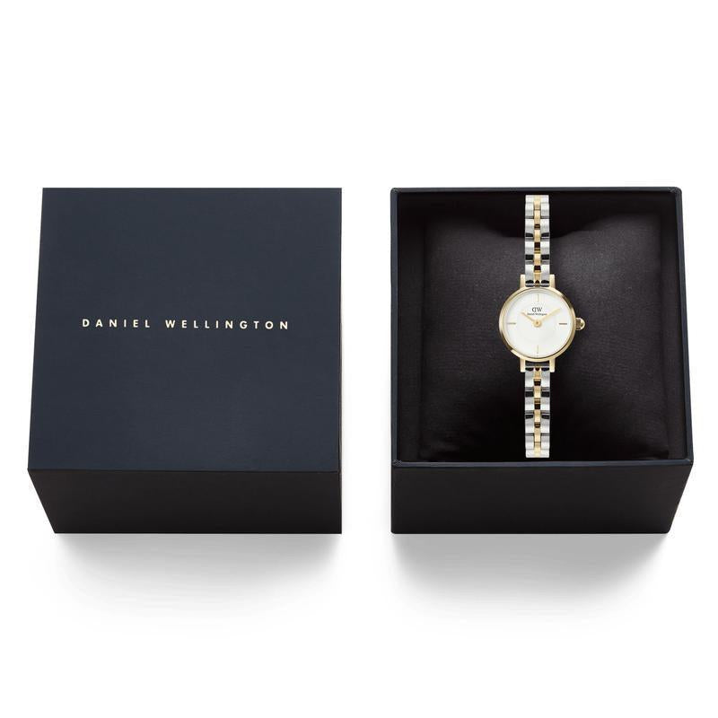 Daniel Wellington Petite Mini Arch 3-Link Two Tone Gold Watch