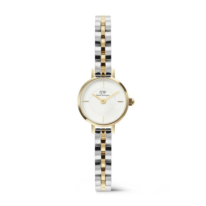 Daniel Wellington Petite Mini Arch 3-Link Two Tone Gold Watch