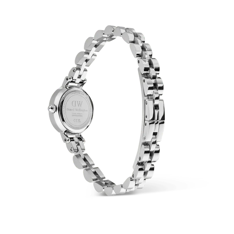 Daniel Wellington Petite Mini Arch 3-Link White Silver Watch