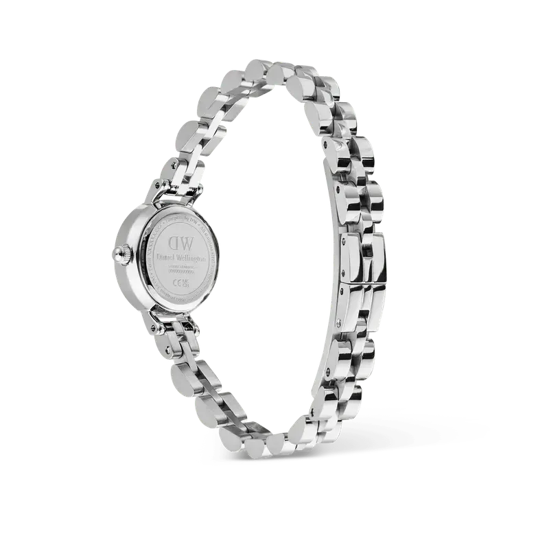 Daniel Wellington Petite Mini Arch 3-Link White Silver Watch