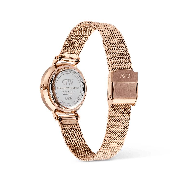 Daniel Wellington Petite Rose Gold Roman Numerals Date Watch
