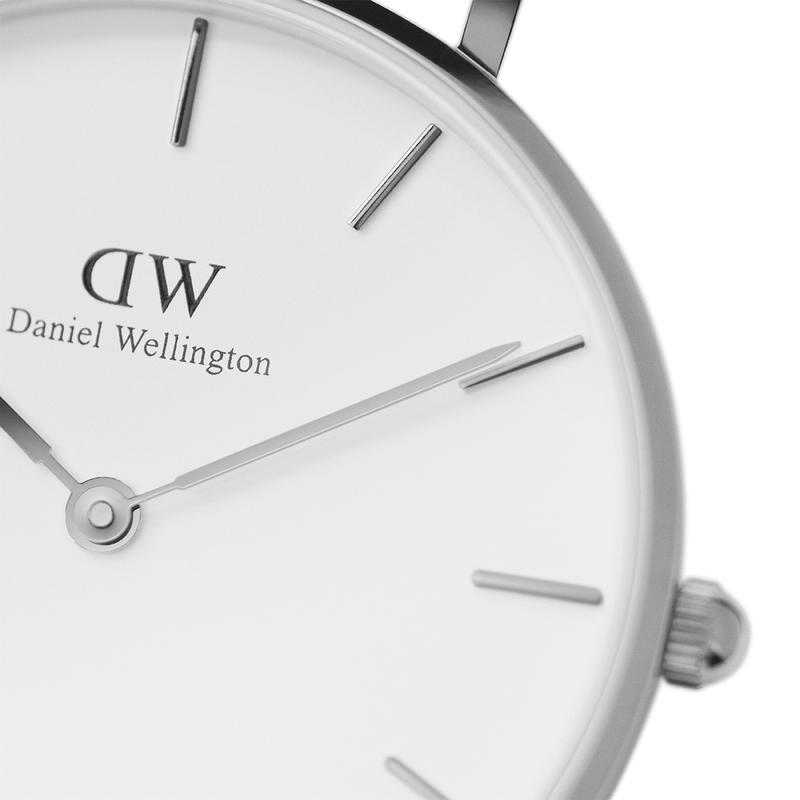 Daniel Wellington Petite Sterling Silver Watch 36mm