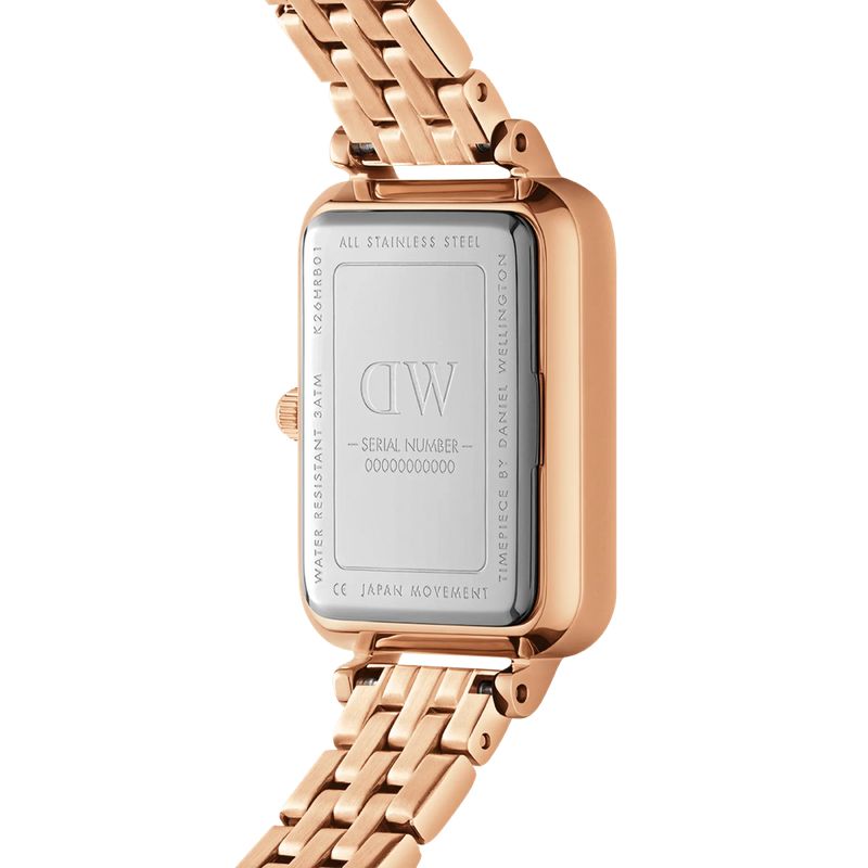 Daniel Wellington Quadro Lumine Bezel 5-Link Melrose