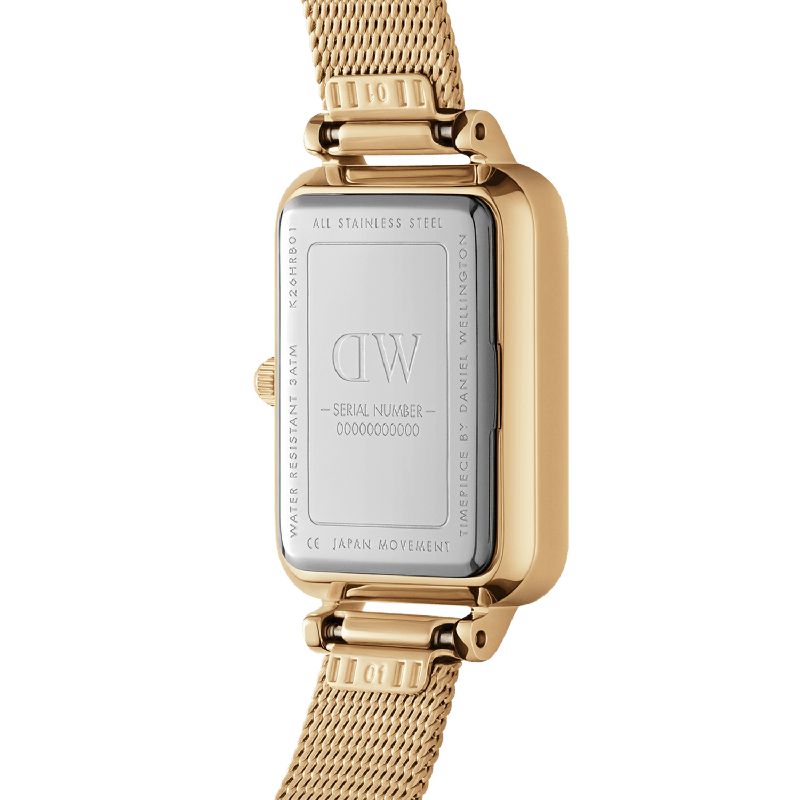 Daniel Wellington Quadro Lumine Bezel Ever Gold MOP 26mm