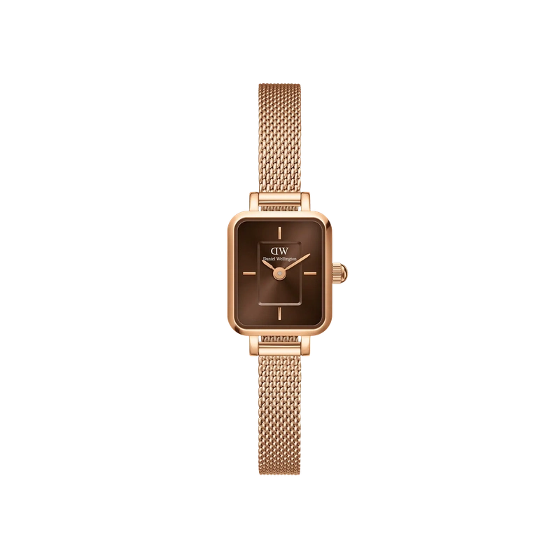 Daniel Wellington Quadro Mini-Amber Amber Sunray Rose Gold 15.4x18.2 Watch