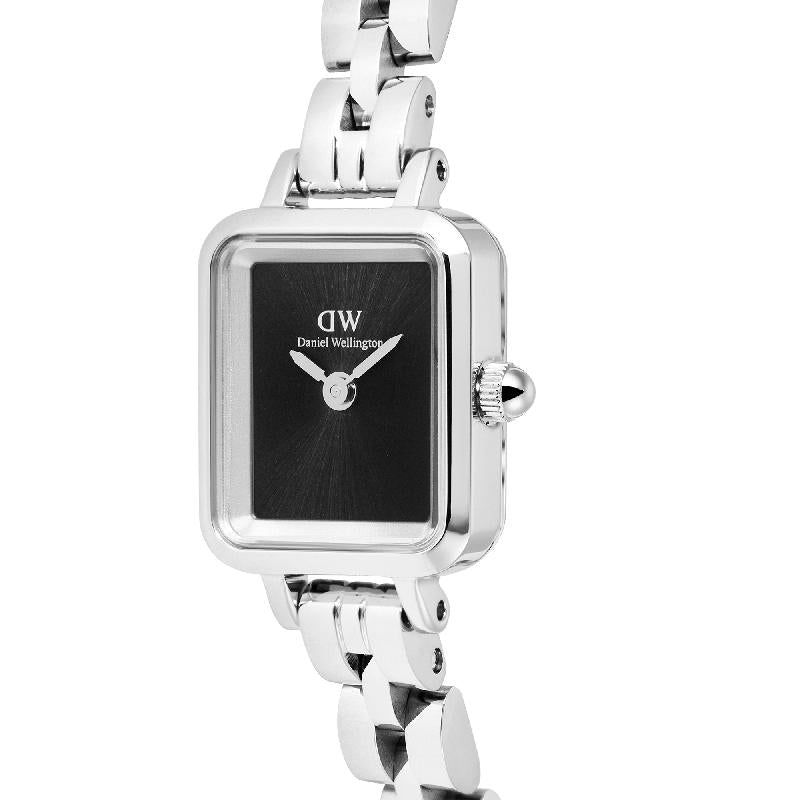 Daniel Wellington Quadro Mini Arch 3‑Link Silver Watch