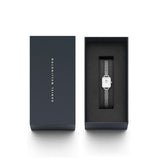 Daniel Wellington Quadro Mini Lumine Bezel Silver Watch 15.4x18.2mm