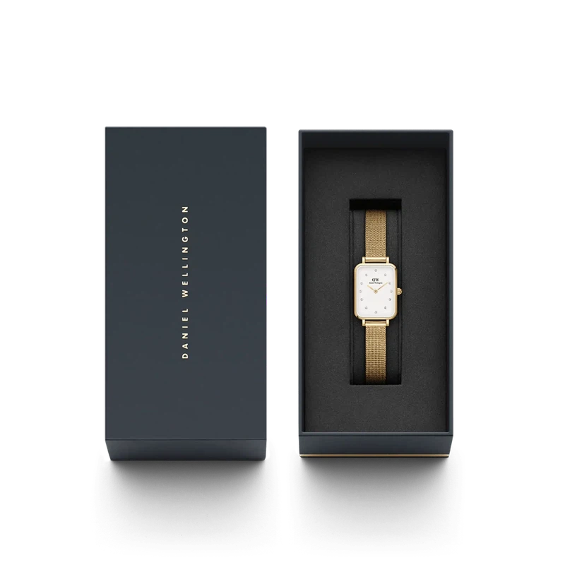Daniel Wellington Quadro Pressed Evergold Watch 20x26mm