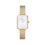 Daniel Wellington Quadro Pressed Piano Gold Watch 20x26mm