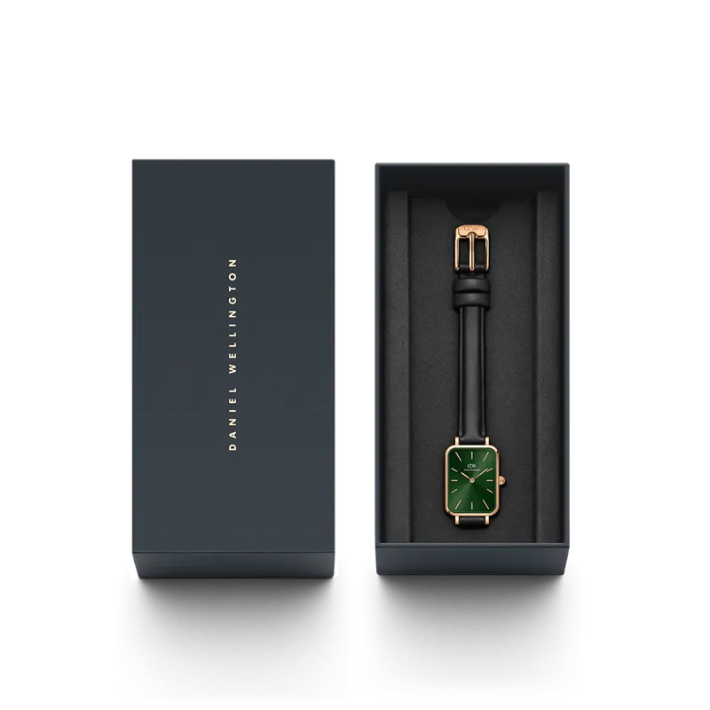 Daniel Wellington Quadro Pressed Sheffield Emerald Rose Gold