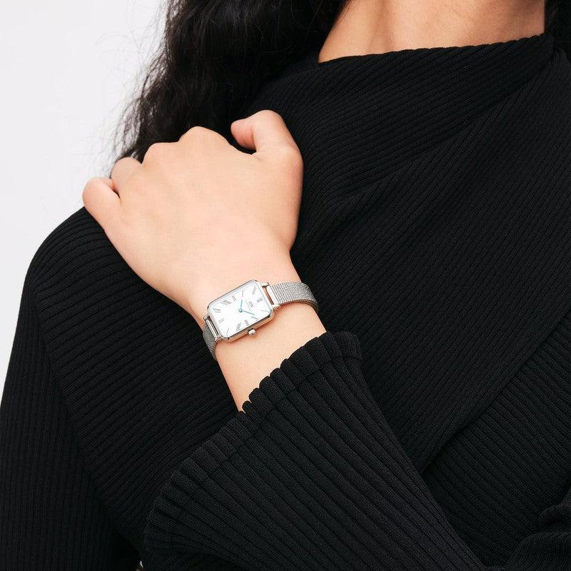 Daniel Wellington Quadro Roman Numerals Sterling 26mm Watch