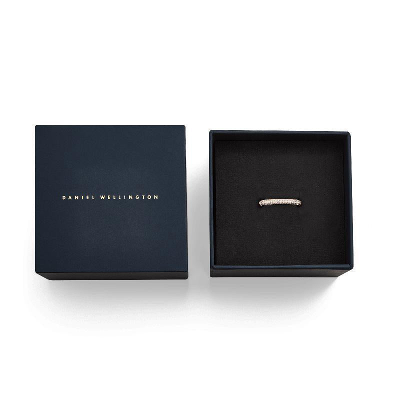 Daniel Wellington Rose Gold 3mm Pavé Diamond-Cut Ring