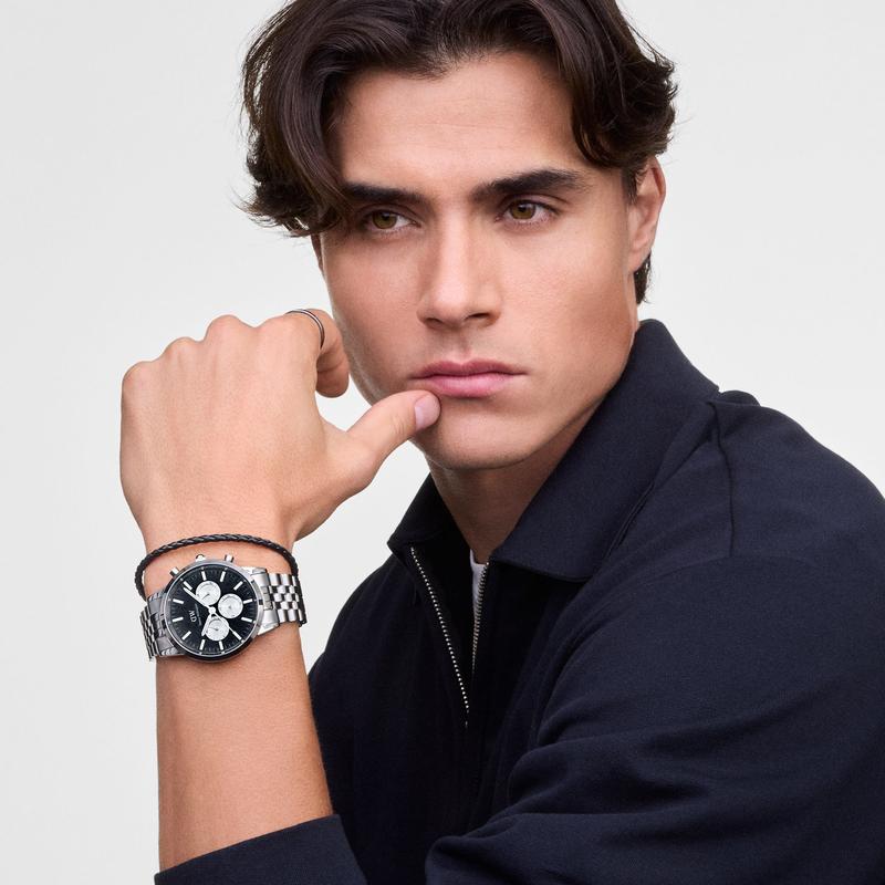 Daniel Wellington Silver Daniel Wellington Braided Leather Bracelet