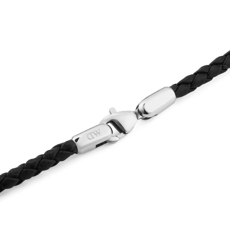 Daniel Wellington Silver Daniel Wellington Braided Leather Bracelet