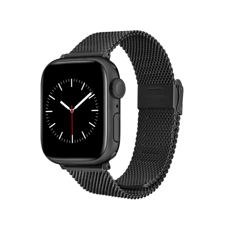 Daniel Wellington Smartwatch Sandblasted Mesh Strap Black