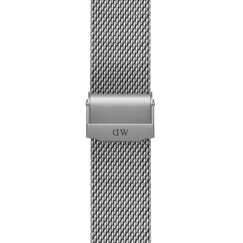 Daniel Wellington Smartwatch Sandblasted Mesh Strap Silver