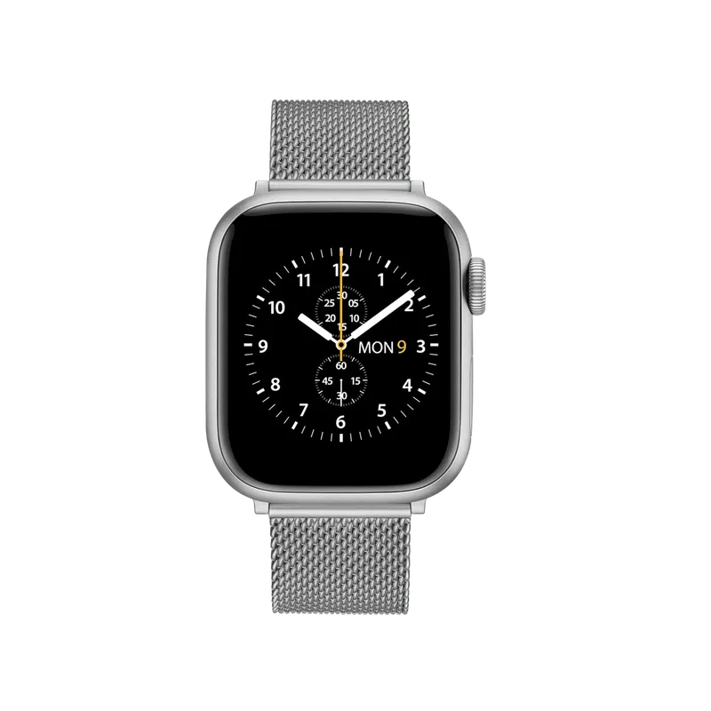 Daniel Wellington Smartwatch Sandblasted Mesh Strap Silver