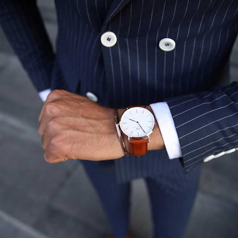 Daniel Wellington St Mawes Silver Classic Watch 40mm