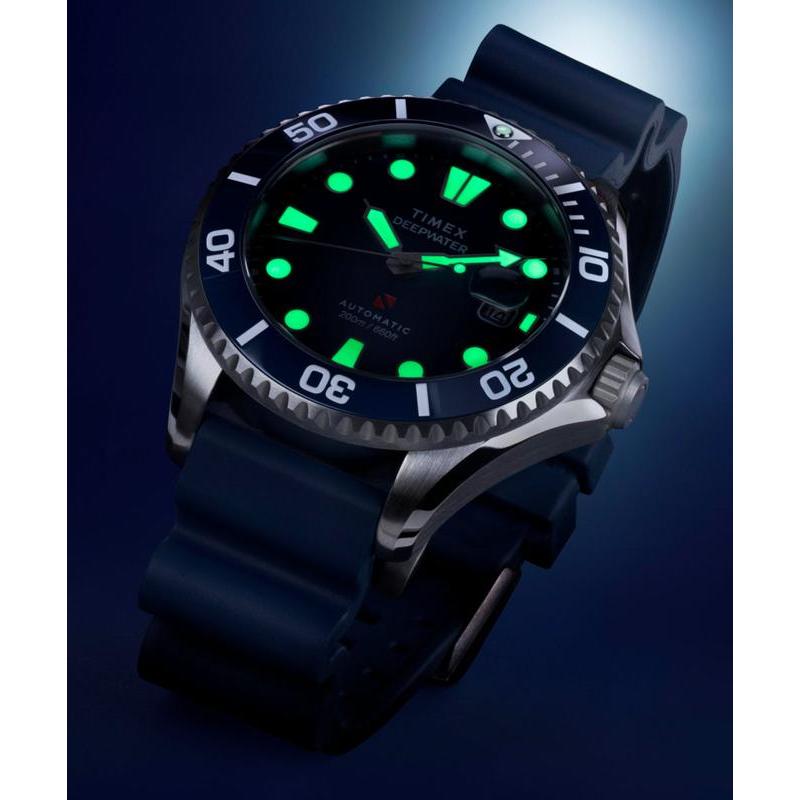 Deepwater Meridian 200 Automatic HNBR Rubber Strap Dive Watch