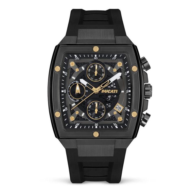Ducati Black Dial Chronograph Men's Watch