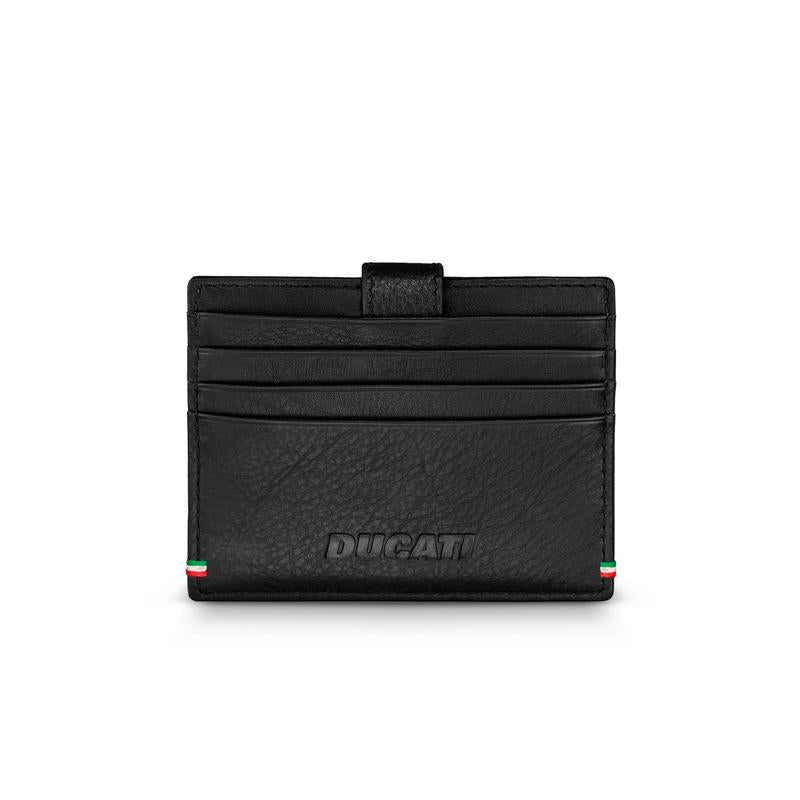 Ducati Black Leather Card Case