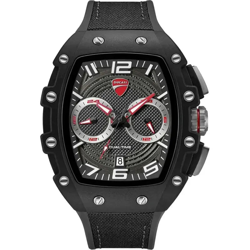 Ducati Corse Quartz Watch Black Dial