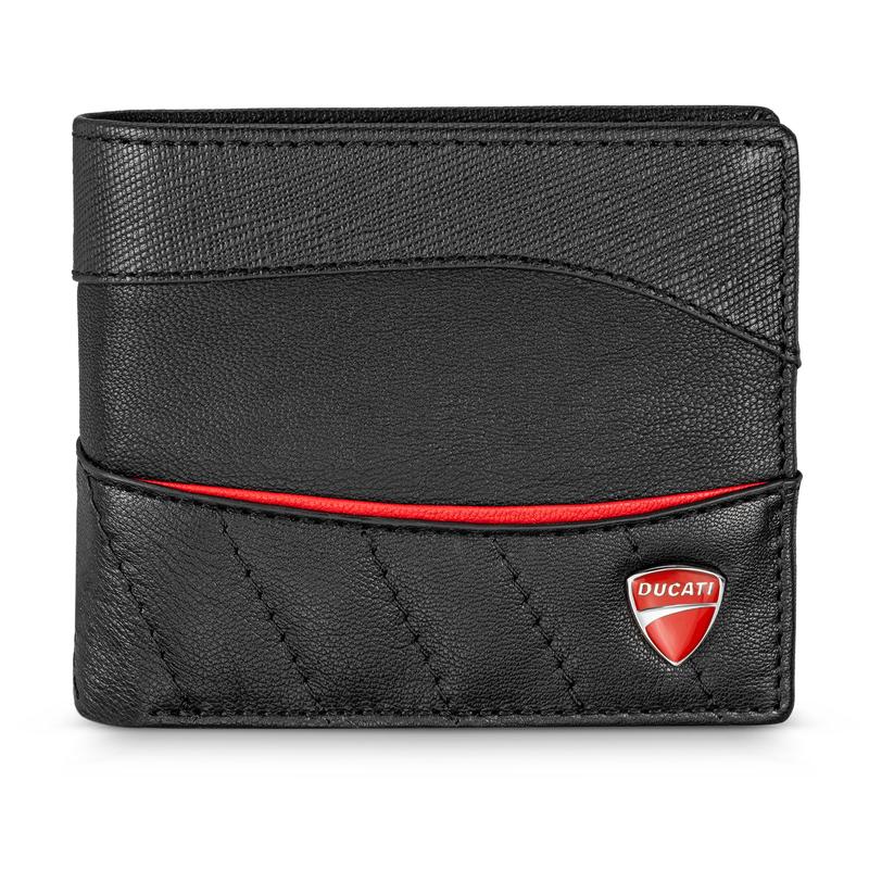 Ducati Enzo Black Leather Wallet