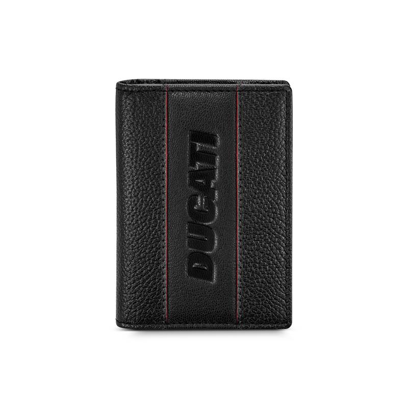 Ducati Formal Black Leather Card Case
