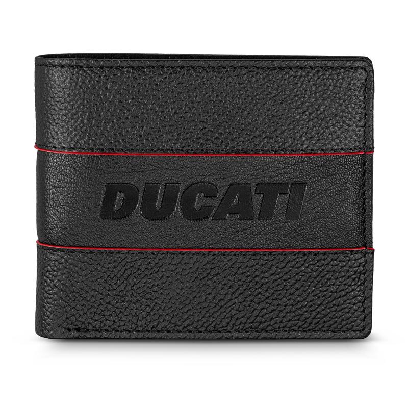 Ducati Formal Black Leather Wallet